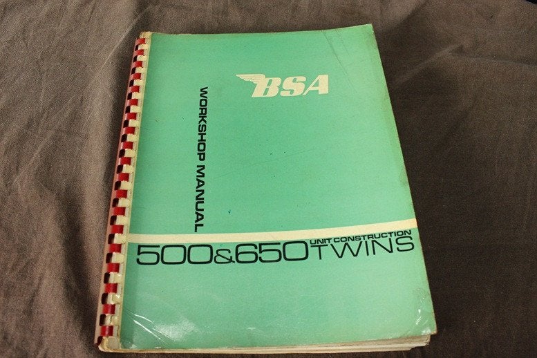 BSA 500cc 650cc A50 A65 motorcycle workshop manual, Ophalen of Verzenden, Overige merken