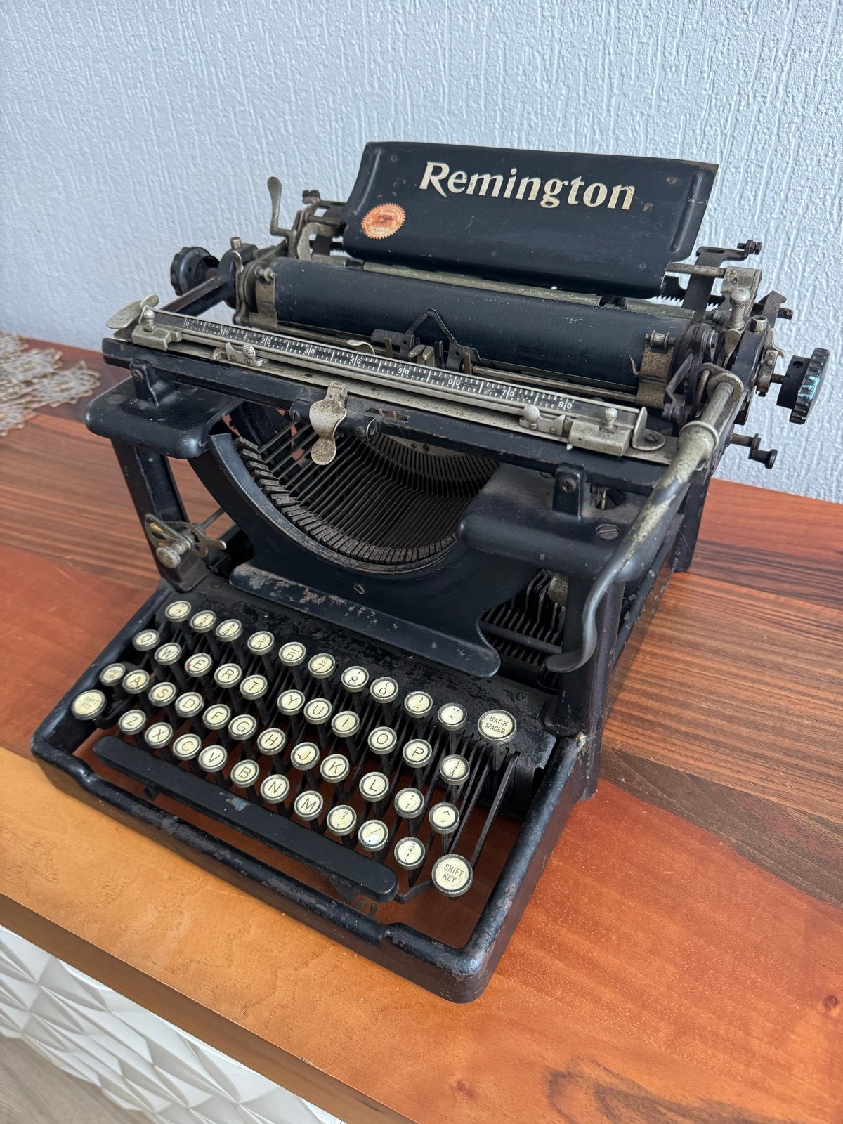 Antiek Remington typemachine, Diversen, Ophalen, Gebruikt