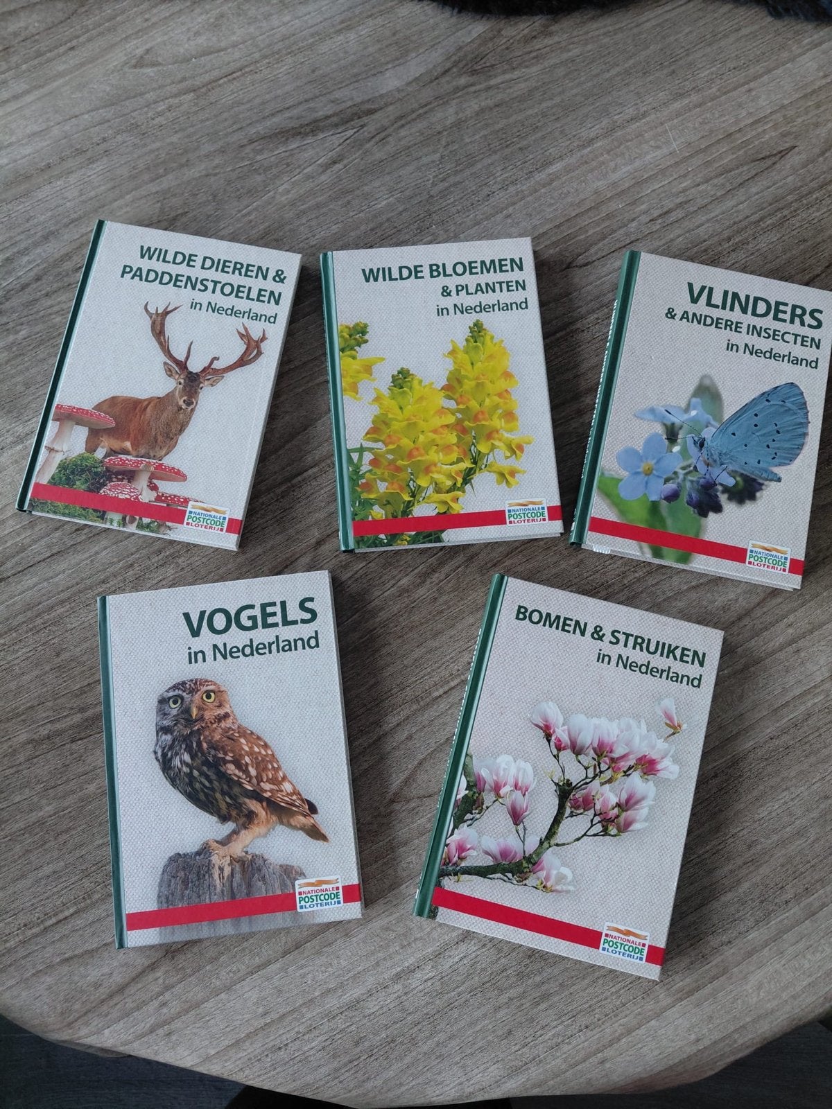 Postcodeloterij boeken serie (5 stuks), Ophalen of Verzenden, Zo goed als nieuw, Natuur algemeen
