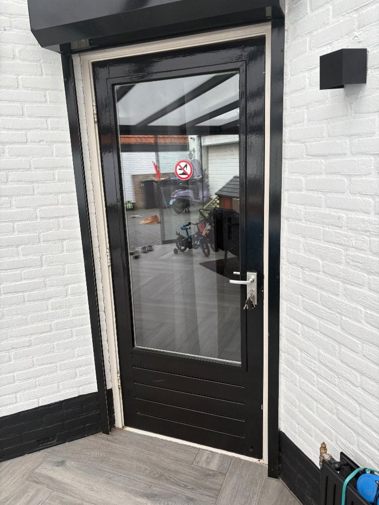 Achterdeur, Doe-het-zelf en Verbouw, Ophalen, Gebruikt, 80 tot 100 cm, Buitendeur
