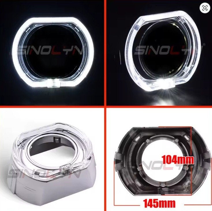 Sinolyn 3.0 Inch Shrouds met LED Angel Eyes & DRL, Ophalen of Verzenden, Nieuw