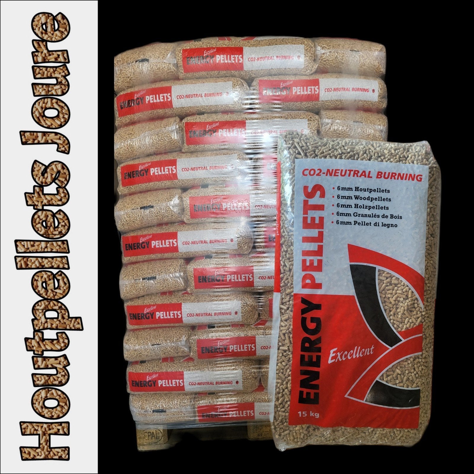 witte Energy EXELLENT pellets 990 Kg pelletkorrels, Minder dan 3 m³, Ophalen