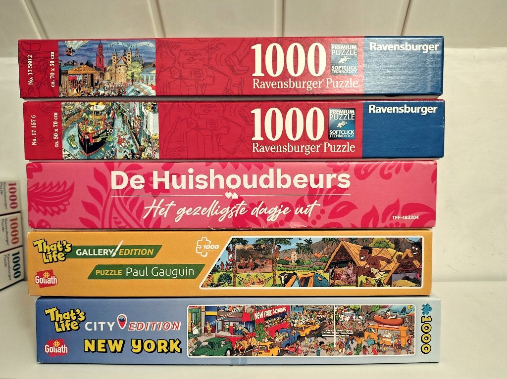 Diverse legpuzzels 1000 stukjes, Hobby en Vrije tijd, Denksport en Puzzels, Ophalen of Verzenden, 500 t/m 1500 stukjes, Gebruikt