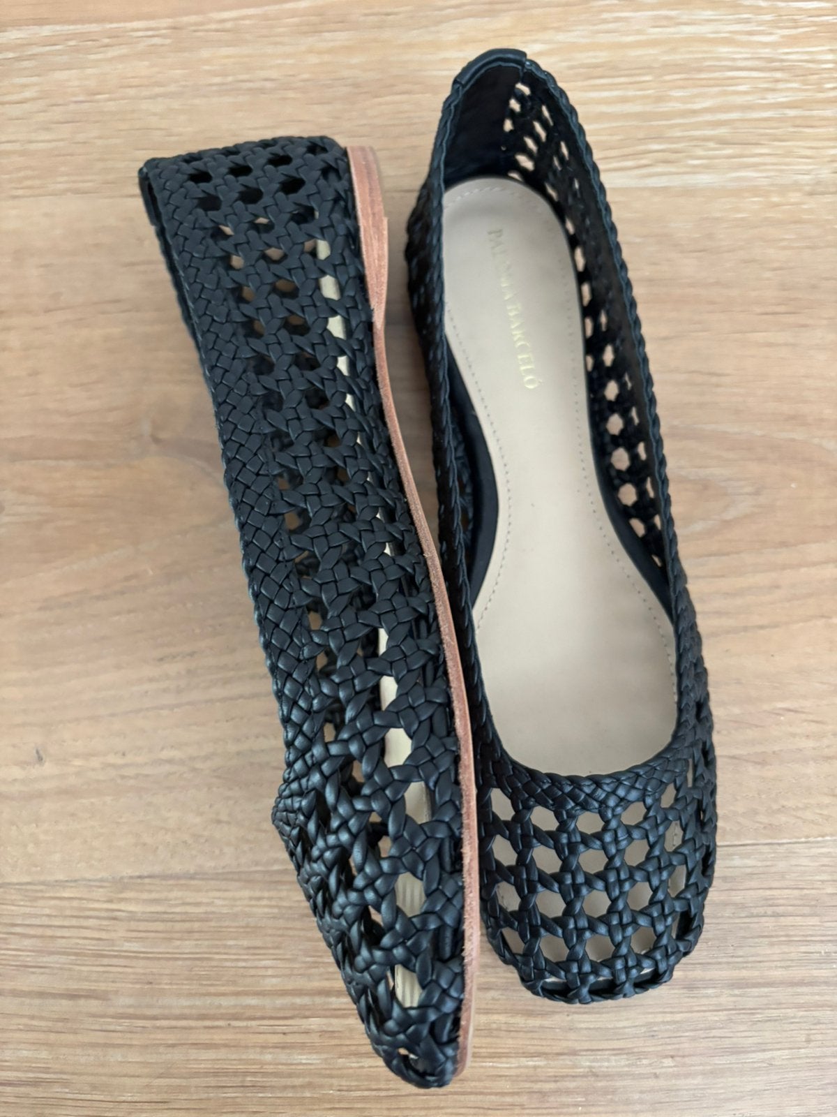 Paloma Barcelo ballerina’s flats 41 zwart leer, Verzenden, Zwart, Nieuw, Ballerina's