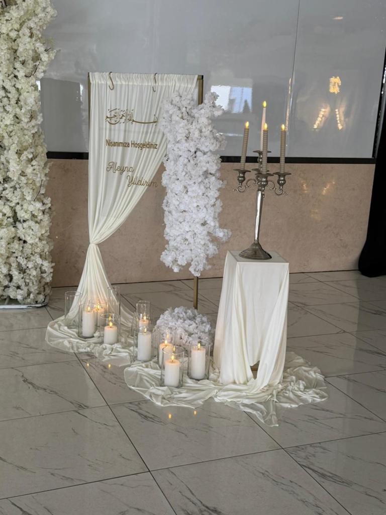 Backdrop Verhuur – Bruiloft, Verlofing & Events (Heel NL), Ophalen of Verzenden