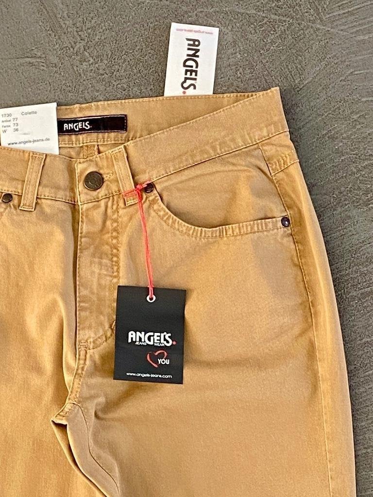 i162 Nieuw Angels broek mt 36=S jeans L30 Colette bruin, Overige kleuren, Nieuw, Ophalen of Verzenden, W28 - W29 (confectie 36)