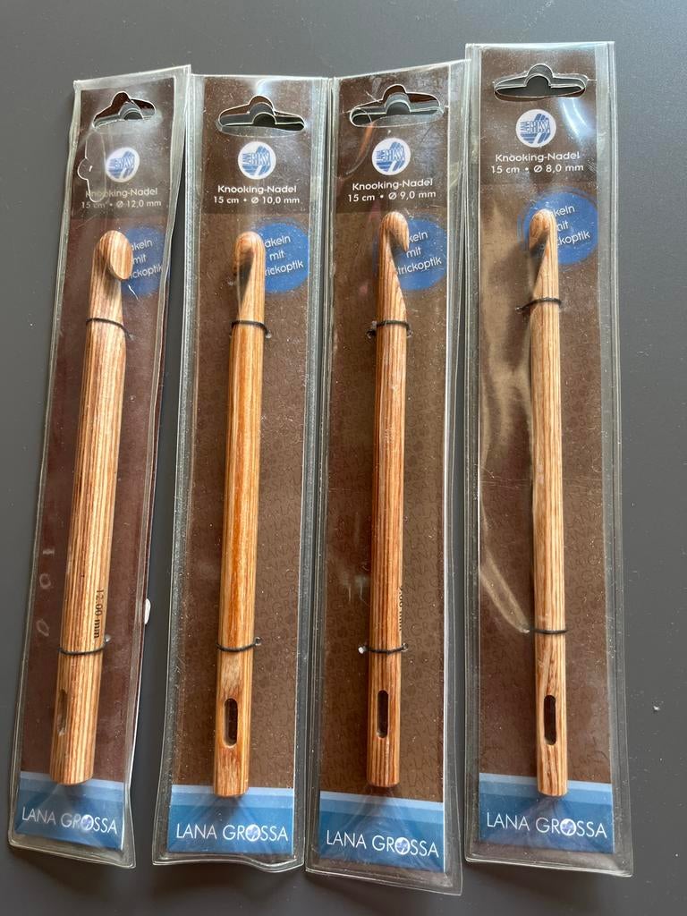 Lana Grossa Knooking-Naalden Set - Diverse Maten, Ophalen of Verzenden, Nieuw, Haken, Naald