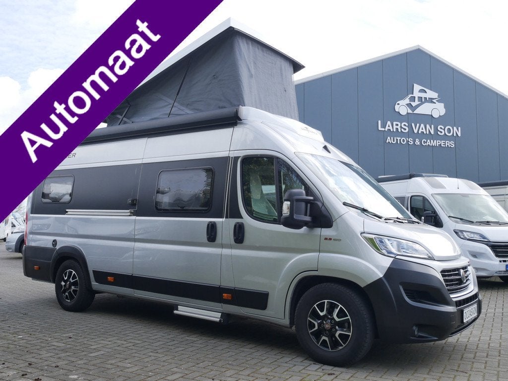 Knaus Van Tourer, Lengtebedden, Slaaphefdak, 9-Traps Automaa, Caravans en Kamperen, Campers, Bedrijf, tot en met 2, Buscamper of Camperbus