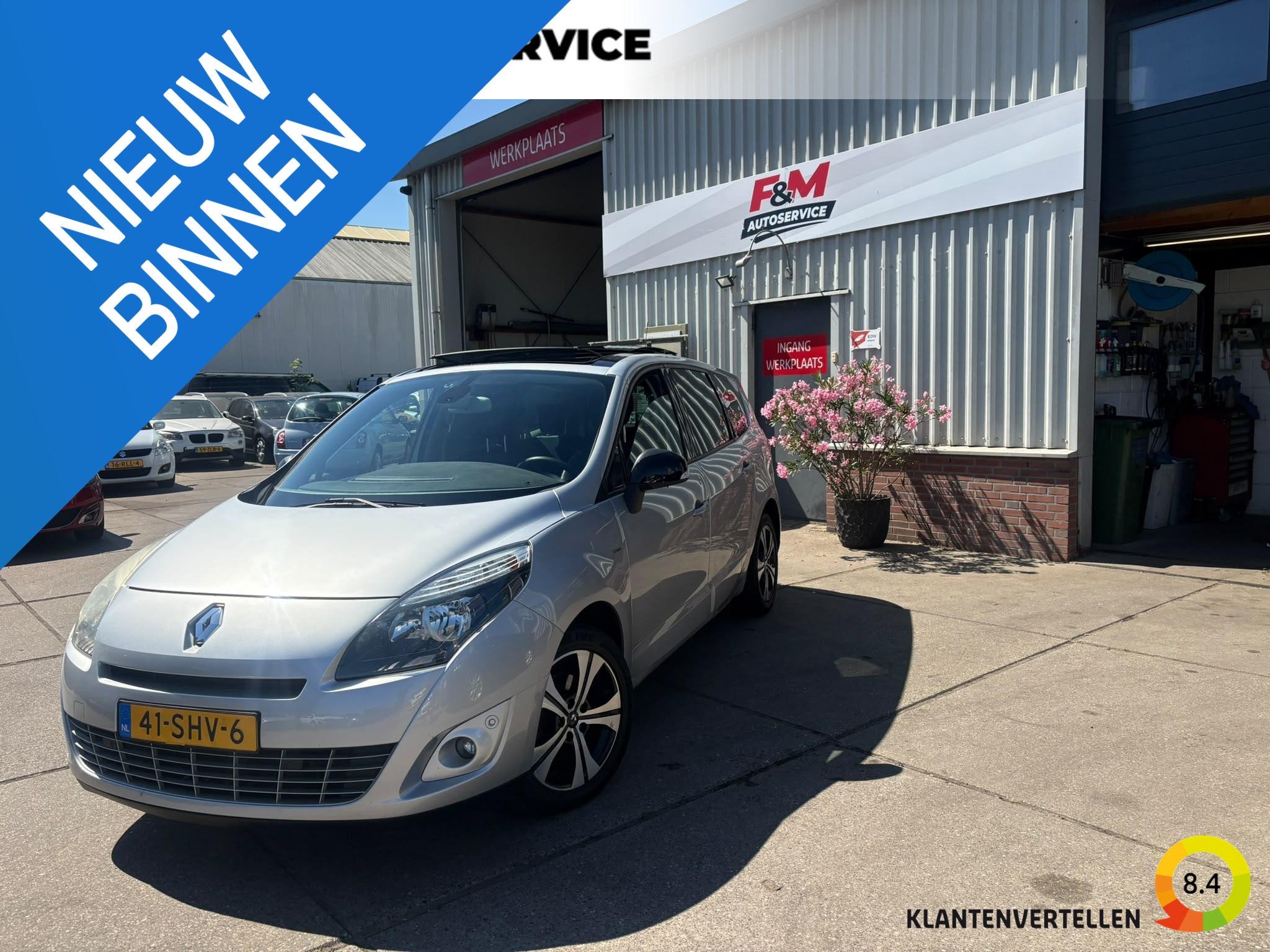 Renault Grand Scénic 2.0 Bose 7p. Clima, cruise, pano, came, Euro 5, Stof, Gebruikt, 4 cilinders