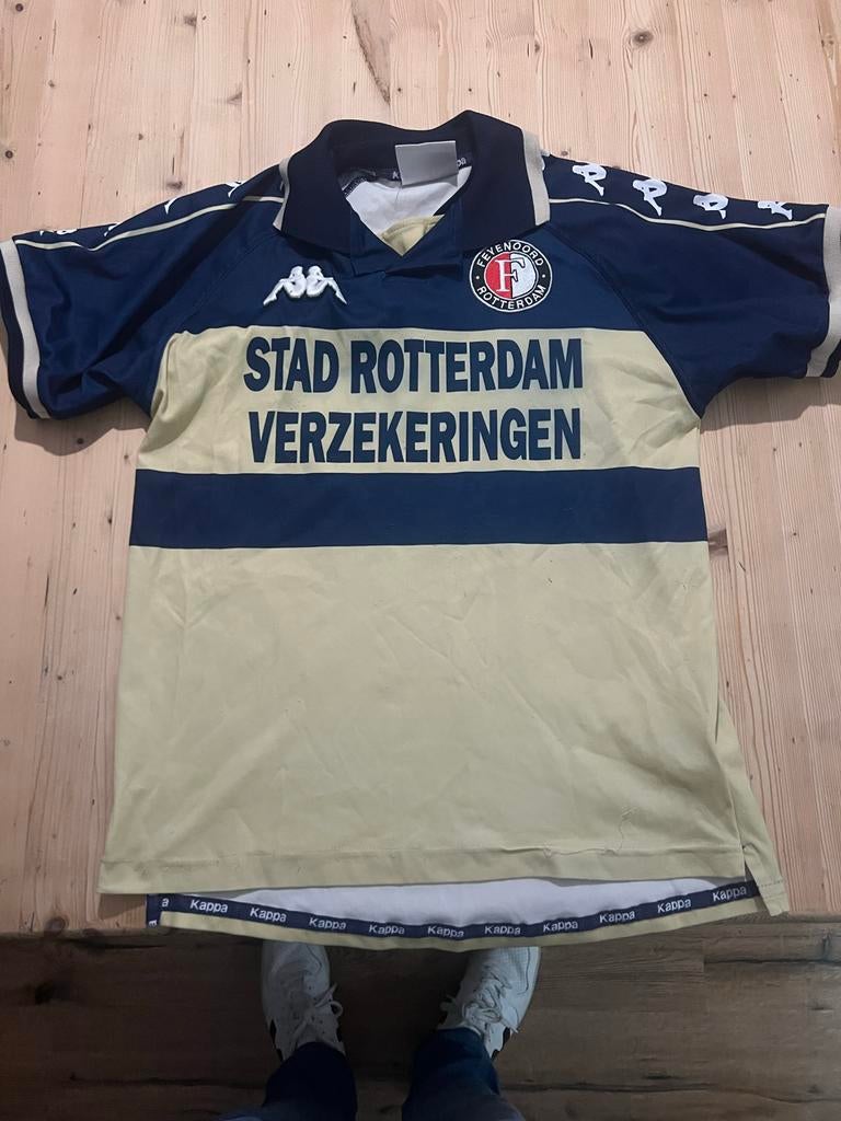 Vintage Feyenoord uitshirt 2000 2001 Kappa YXL 152 cm, Sport en Fitness, Voetbal, Ophalen of Verzenden, Zo goed als nieuw, Shirt