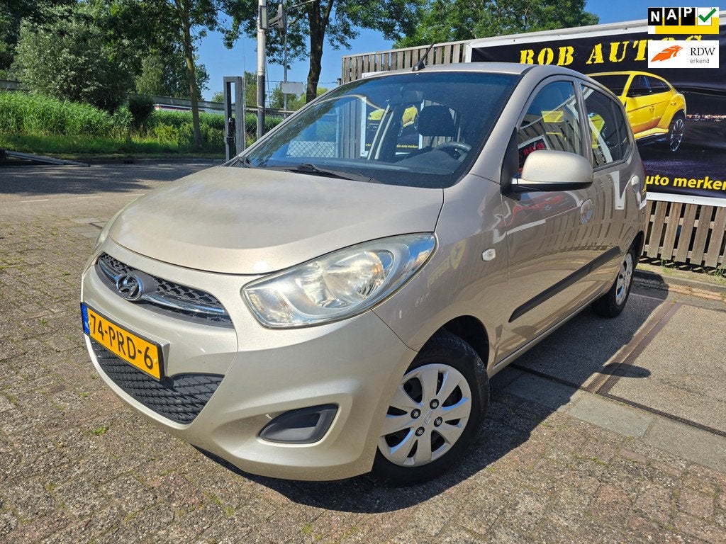 Hyundai I10 1.1 i-Drive Cool/1e eigenaar/airco/lage km 21360, Euro 5, Gebruikt, 4 cilinders, 400 kg