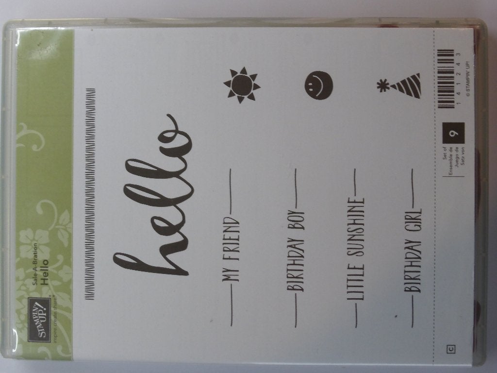 Stampin'Up stempels, Ophalen of Verzenden, Gebruikt, EZ-mounted stempel
