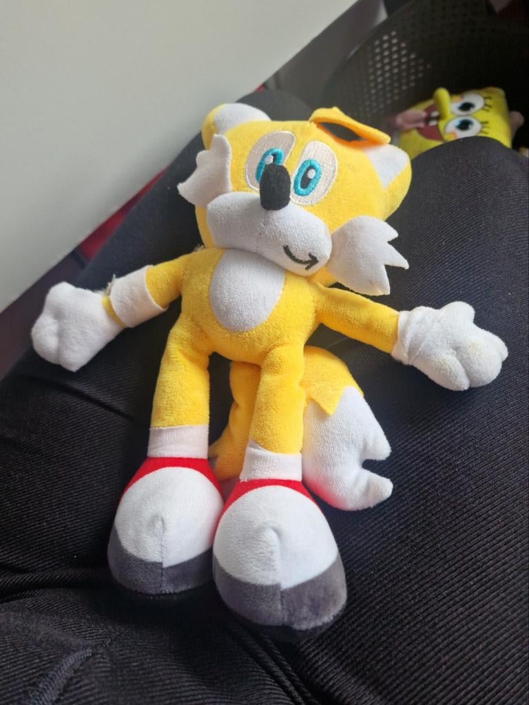 Schattige Tails sonic  Knuffel - Prima Staat!, Ophalen of Verzenden, Zo goed als nieuw, Overige typen