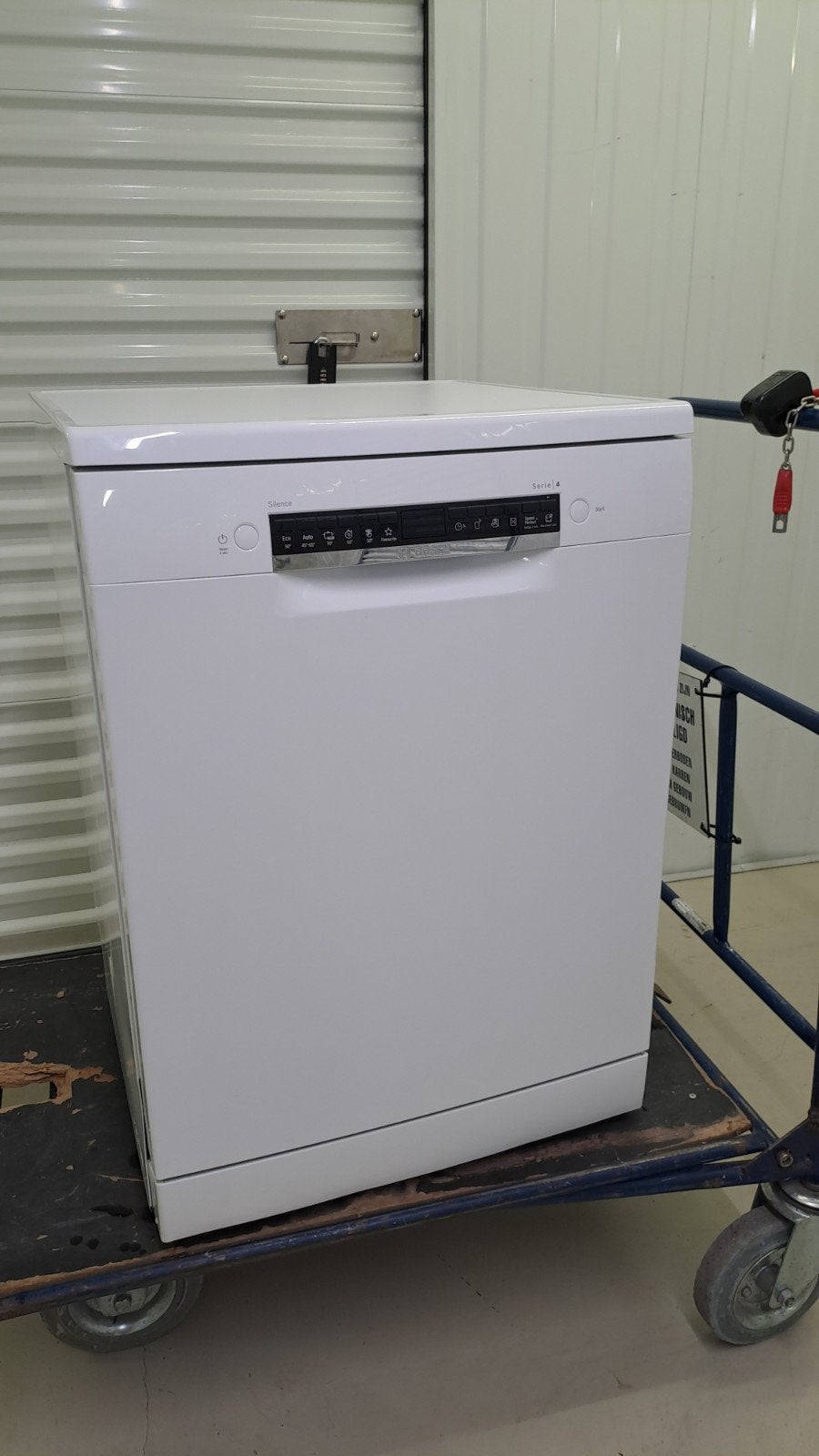 Bosch SMS4ETW02E Serie 4 Vrijstaande Vaatwasser, Witgoed en Apparatuur, Vaatwasmachines, Ophalen, Gebruikt, 60 cm of meer, Minder dan 10 liter