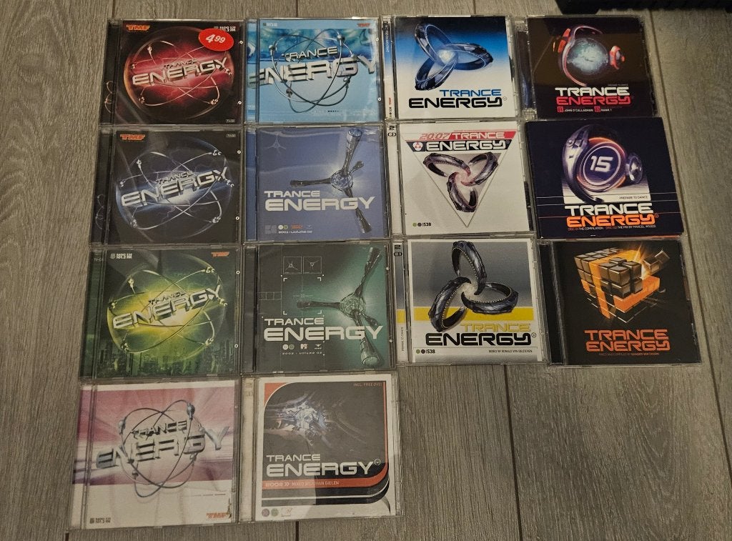 Trance energy cd,s.  Collectie, Cd's en Dvd's, Ophalen of Verzenden, Zo goed als nieuw, Trance, Inclusief boekje