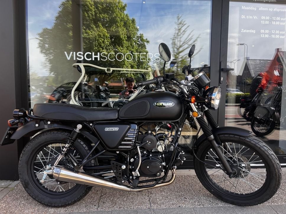 Foto 2 van Hanway Caferacer RAW 50 | Nu Op Voorraad In De Winkel !!