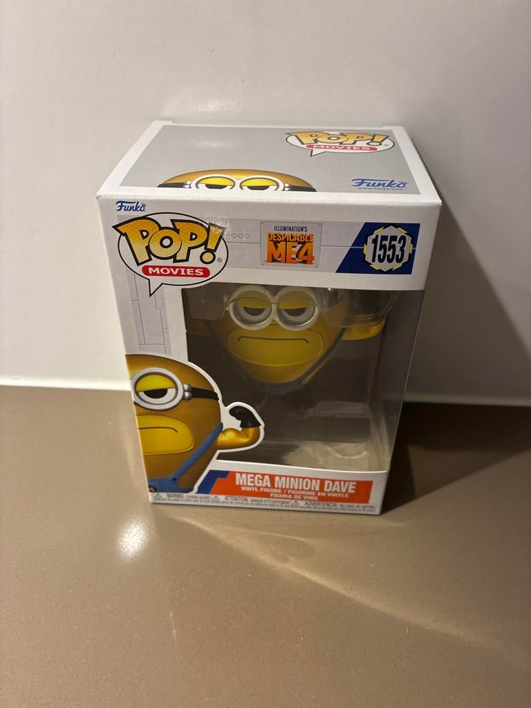 Funko Pop Mega Minion Dave Despicable Me 4, Ophalen of Verzenden, Nieuw
