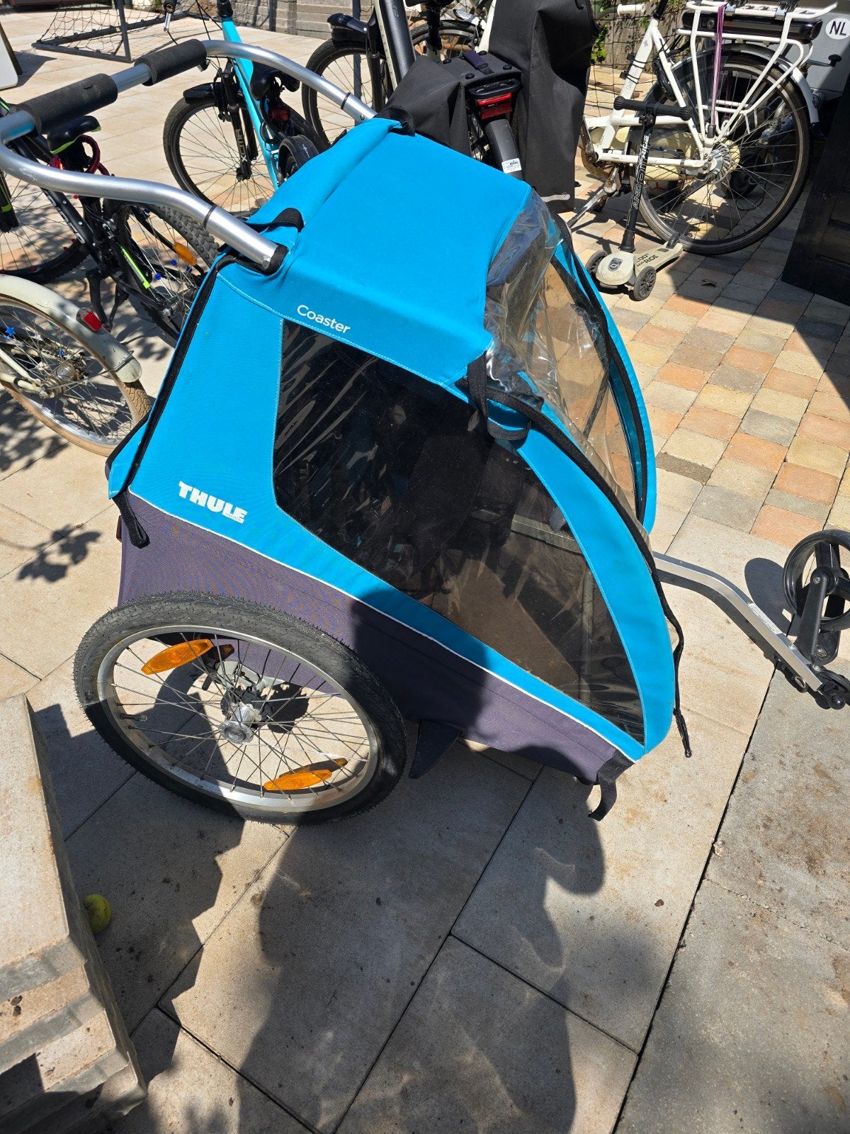 Thule Coaster fietskar - gebruikt, nog prima voor een ronde!, Ophalen, Gebruikt, 40 tot 60 kg, Thule
