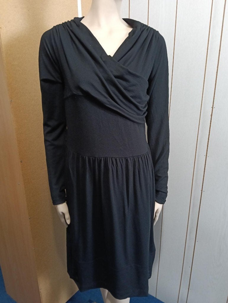Cora Kemperman jurk maat L, Kleding | Dames, Jurken, Maat 38/40 (M), Zwart, Ophalen of Verzenden, Onder de knie