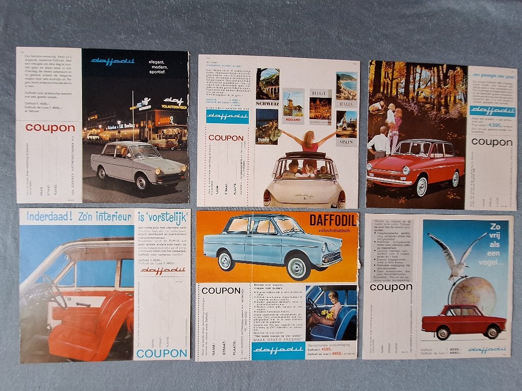 Advertenties DAFFODIL -  NL, Verzenden, Gelezen