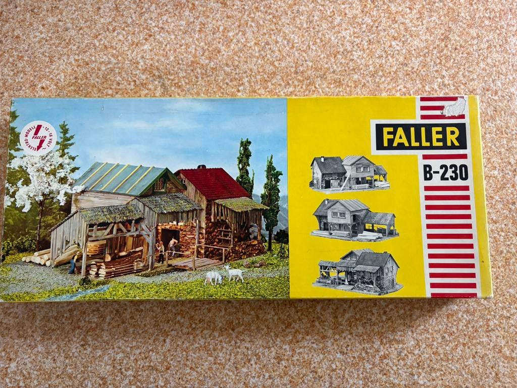 Faller B-230 zagerij, Hobby en Vrije tijd, Modeltreinen | H0, Overige merken, Gelijkstroom of Wisselstroom, Brug, Tunnel of Gebouw
