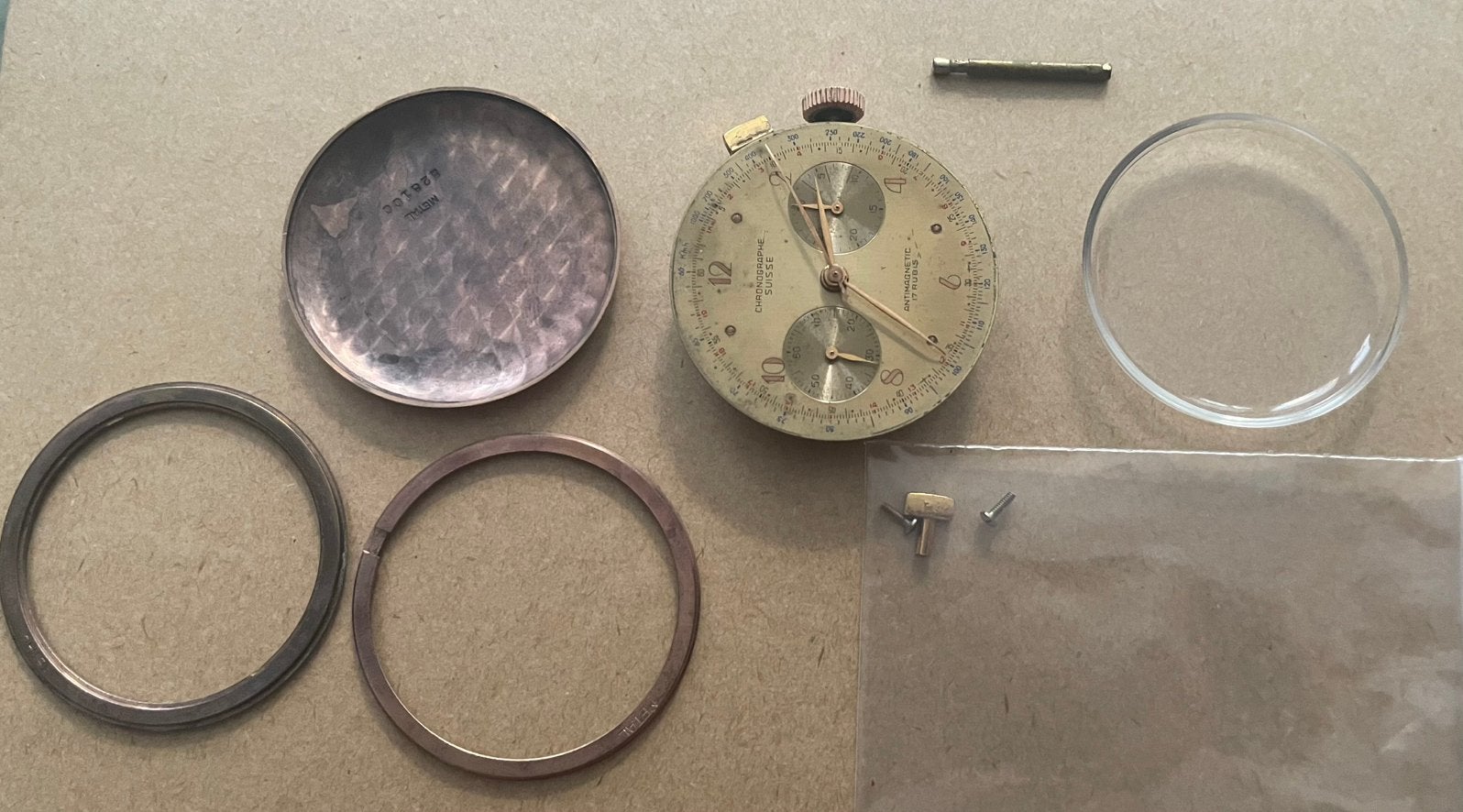 Chronograph Suiss, Ophalen of Verzenden