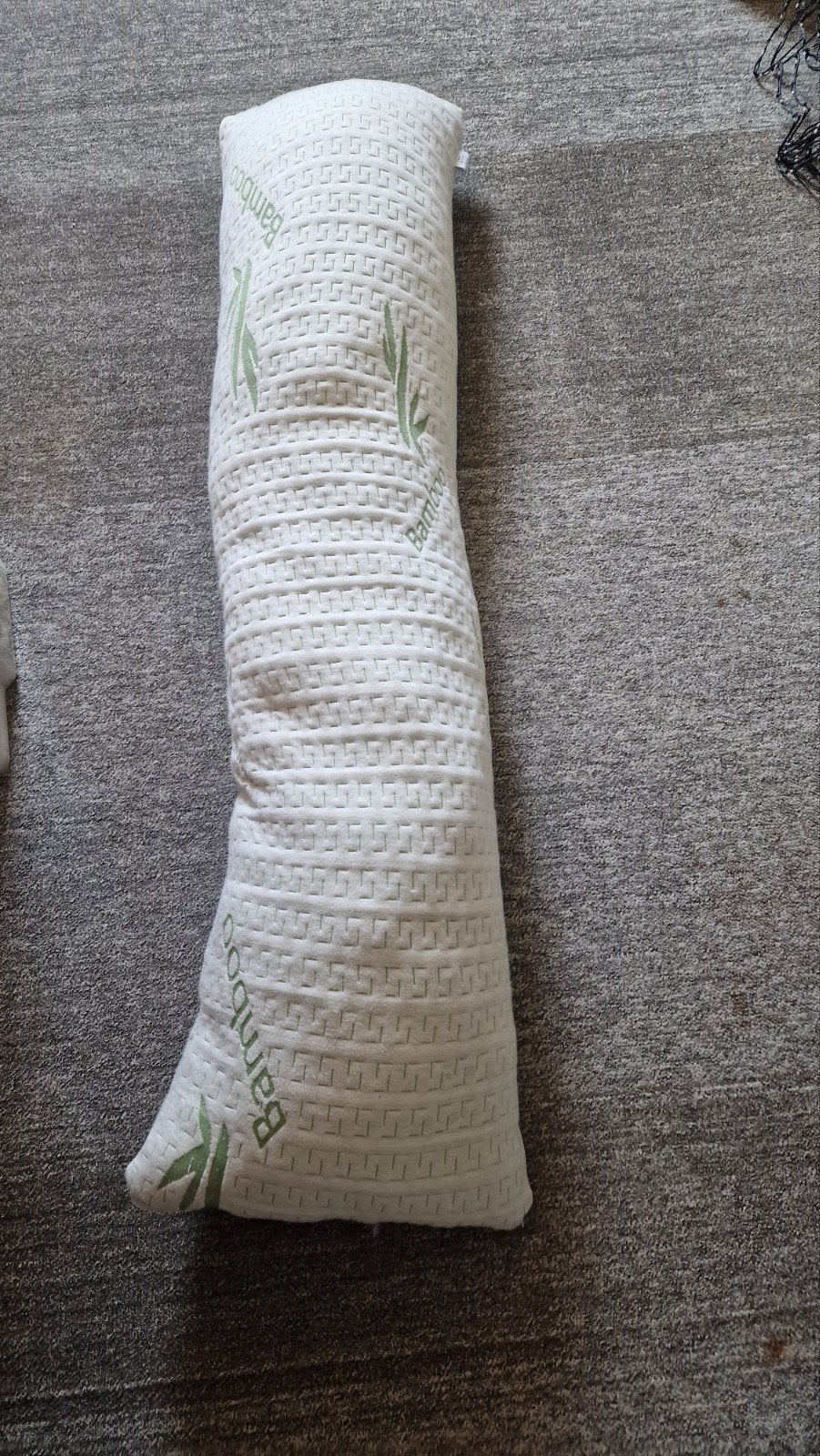 Bamboe kussen, Ophalen, Zo goed als nieuw, Beige, Vierkant