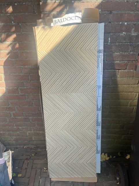 Mooie tegels 40 x 120 cm voor b.v. een nis, Ophalen, 60 cm of meer, 40 tot 60 cm, Nieuw