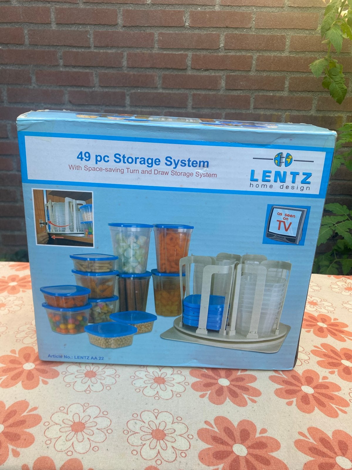 Nieuw LENTZ 49-delig Opbergsysteem - Ruimtebesparend!, Kunststof, Nieuw, Ophalen of Verzenden, Voorraadpot
