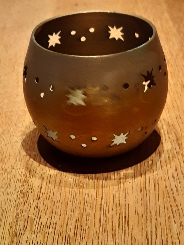waxinelichtje sfeerlichtje, Ophalen of Verzenden, Zo goed als nieuw, Overige materialen, Kandelaar