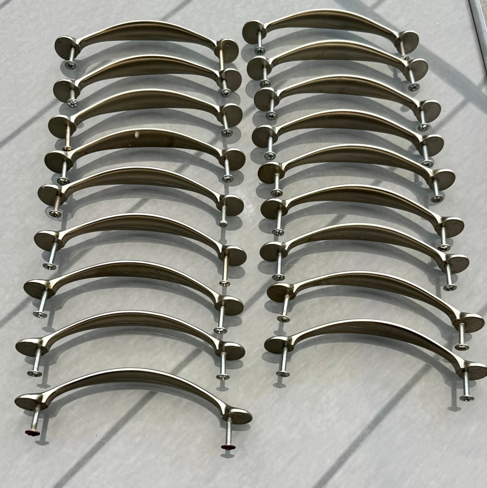 18 Keukendeur handgreepjes, 130 mm, Gebruikt, 100 tot 150 cm, Ophalen of Verzenden, Minder dan 100 cm