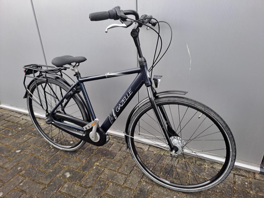 28 inch Gazelle jongens fiets /49cm, Fietsen en Brommers, Fietsen | Jongens, Versnellingen, Zo goed als nieuw, Gazelle, Trommelrem
