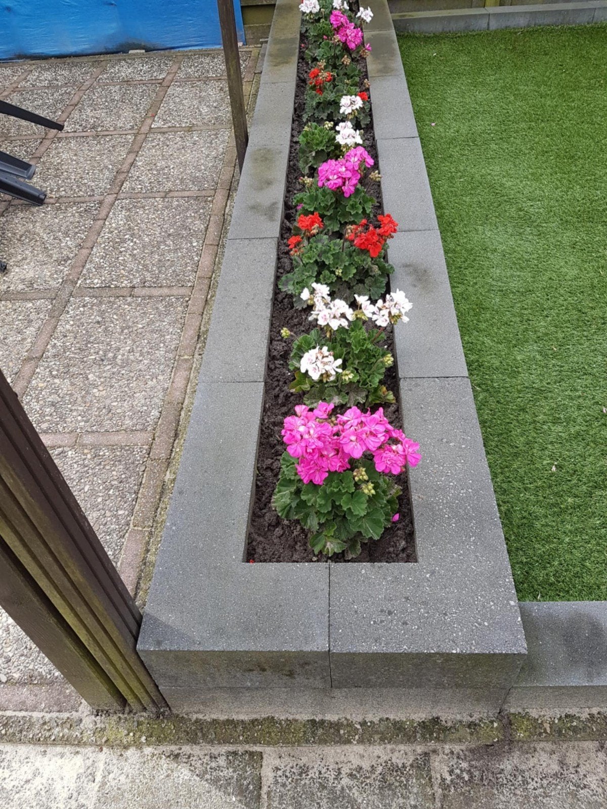 stapelblokken, Tuin en Terras, Bloembakken en Plantenbakken, Ophalen, Steen, Minder dan 30 cm, Vierkant