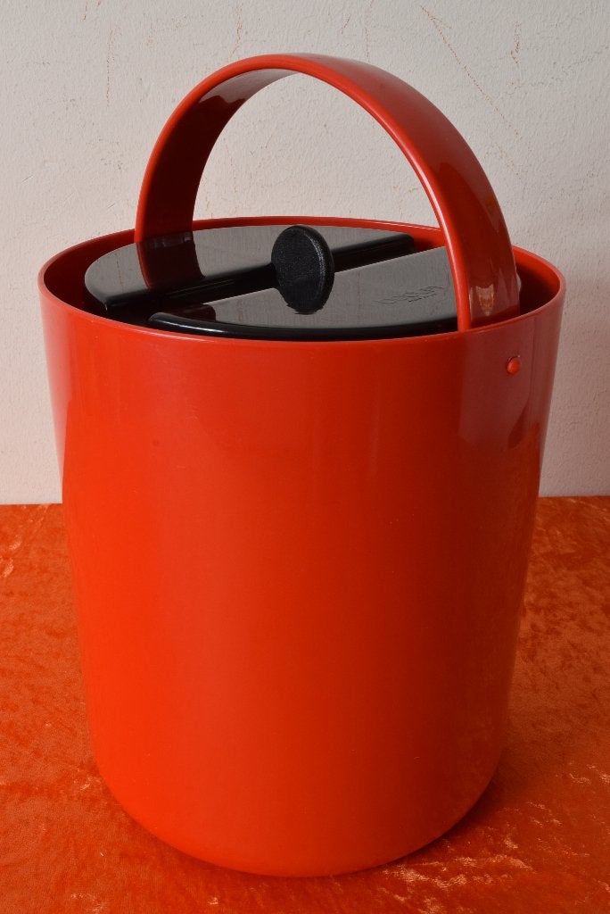 Retro vintage Bodum ijsemmer / flessenkoeler / wijnkoeler, Flessenkoeler, Gebruikt, Kunststof, Bodum