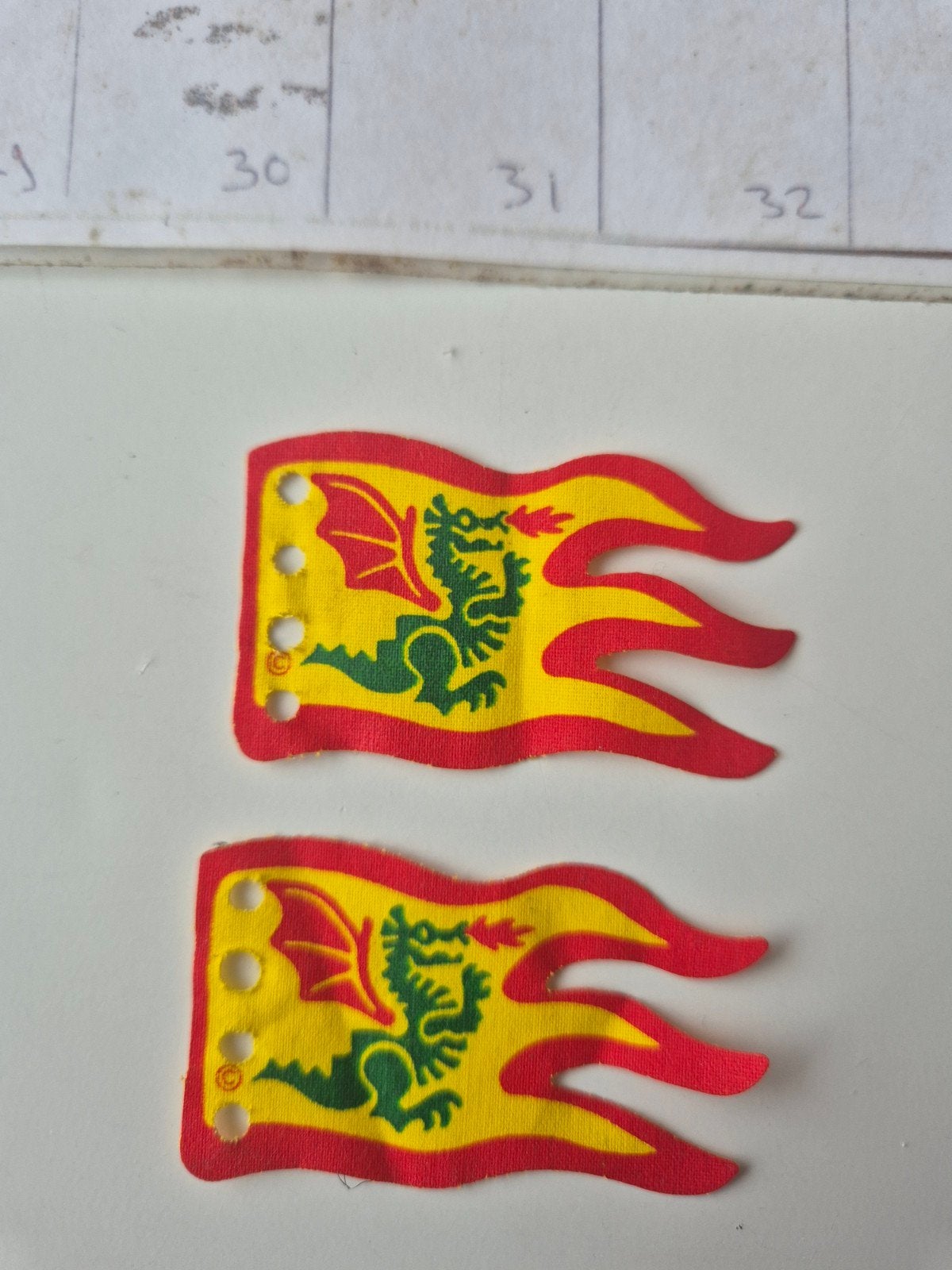 lego vlag dragon knight ridder onderdelen, Ophalen of Verzenden, Nieuw