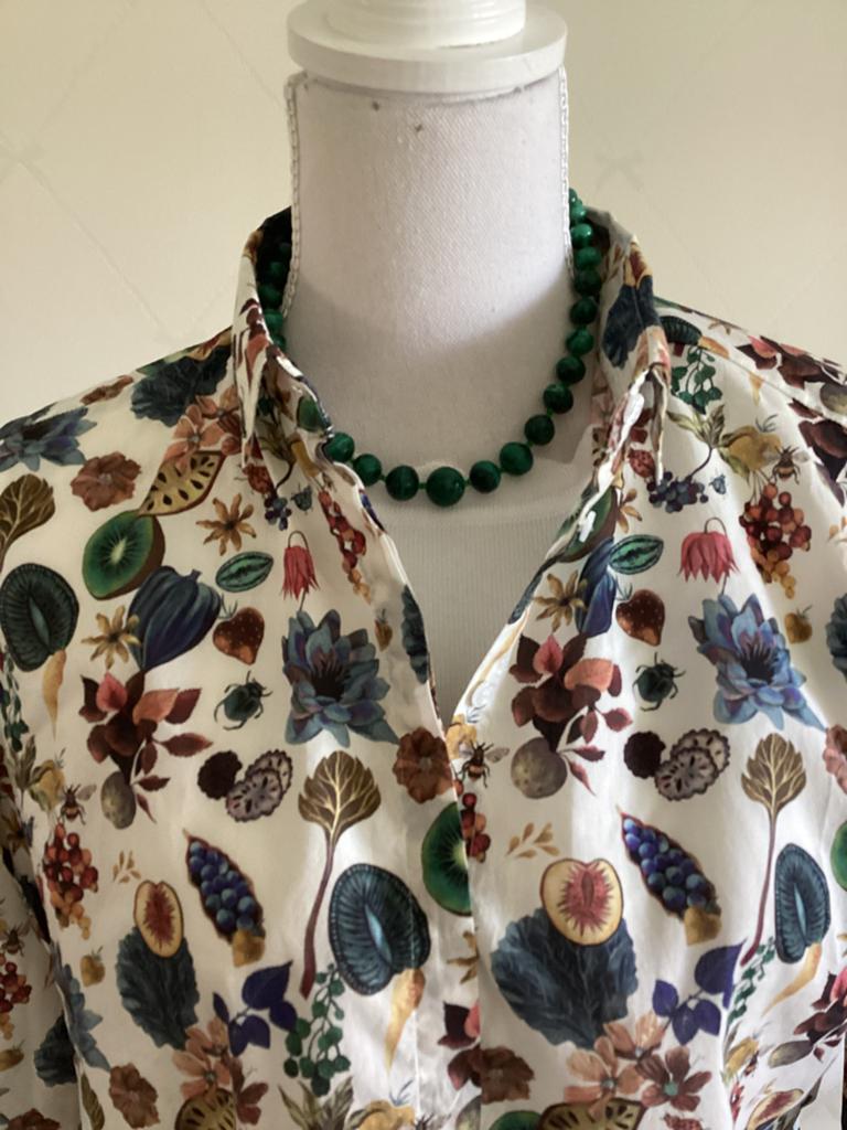SEY STUDIO. (Purdey) Blouse van LIBERTY katoen mt 42 l.mouw, Ophalen of Verzenden, Zo goed als nieuw, Maat 42/44 (L), Overige kleuren
