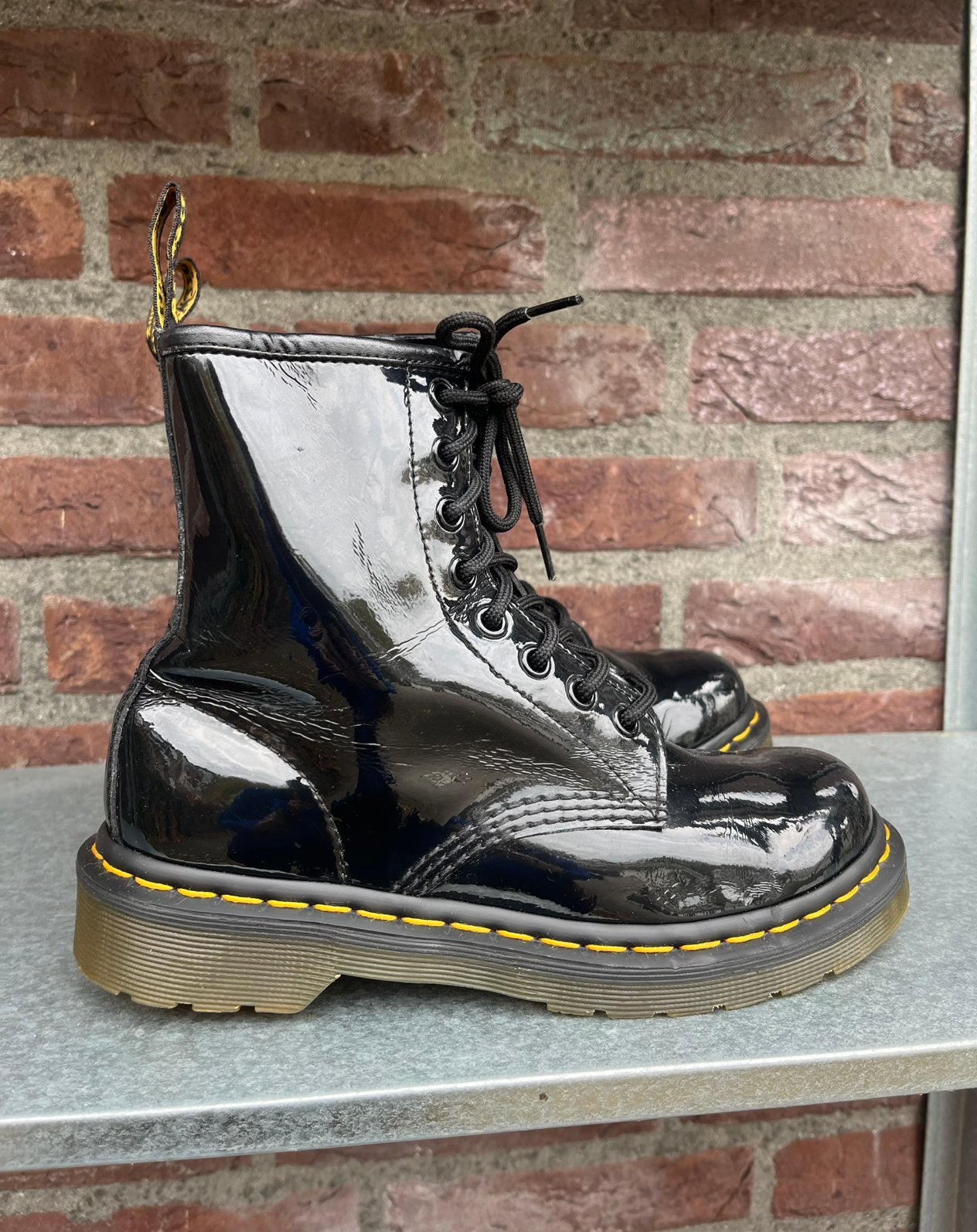Dr. Martens 1460W Patent maat 37, Dr. Martens, -, Zwart, -