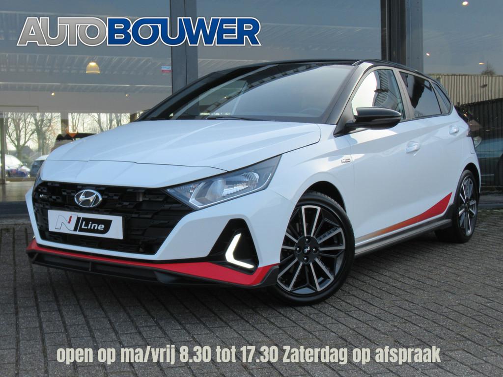 Hyundai i20 1.0 T-GDI N Line Automaat 2e eigen | dealer onde, Auto's, Hyundai, 450 kg, Gebruikt, Euro 6, Origineel Nederlands