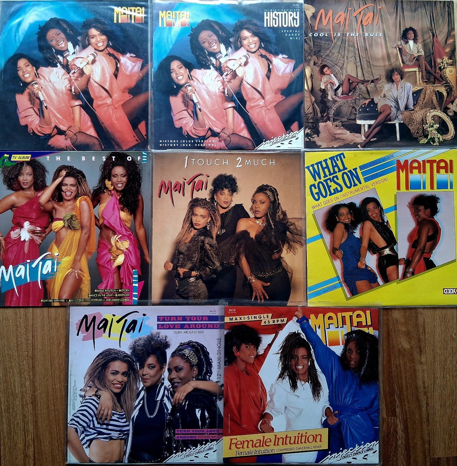 Partij Mai Tai Vinyl – 8x LP / Maxi-Single (incl. History), Gebruikt, Pop, Ophalen of Verzenden, Verzamelalbum