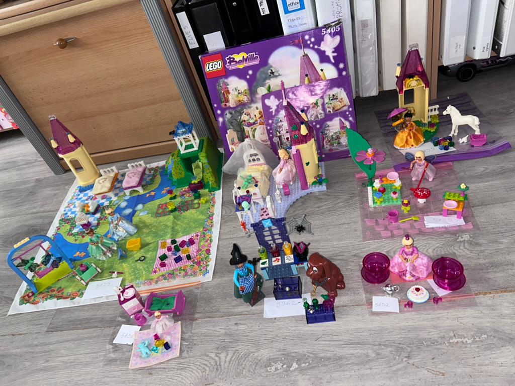 Belville €10 -52 Lego 5836 5832 5859 5833 5805 5834 5962, Ophalen of Verzenden, Gebruikt, Lego