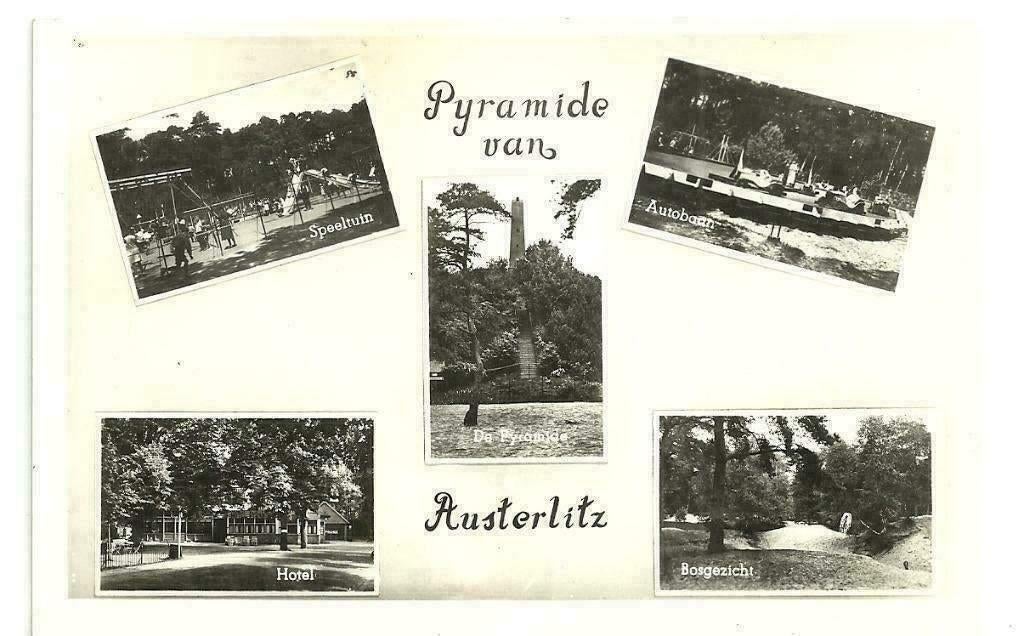 AK Maarn - Hotel Café Restaurant De Pyramide van Austerlitz, Verzenden, 1940 tot 1960, Gelopen, Utrecht