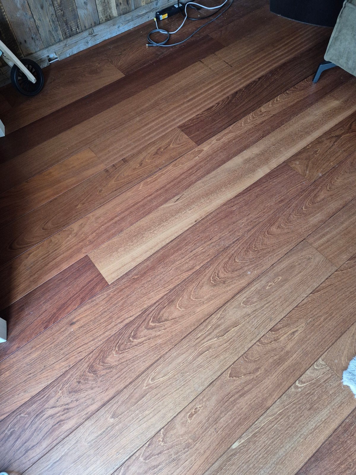 Degelijke houten vloer +/- 60m2, Ophalen, Vloerdelen of -planken, 10 m² of meer, 10 tot 30 cm