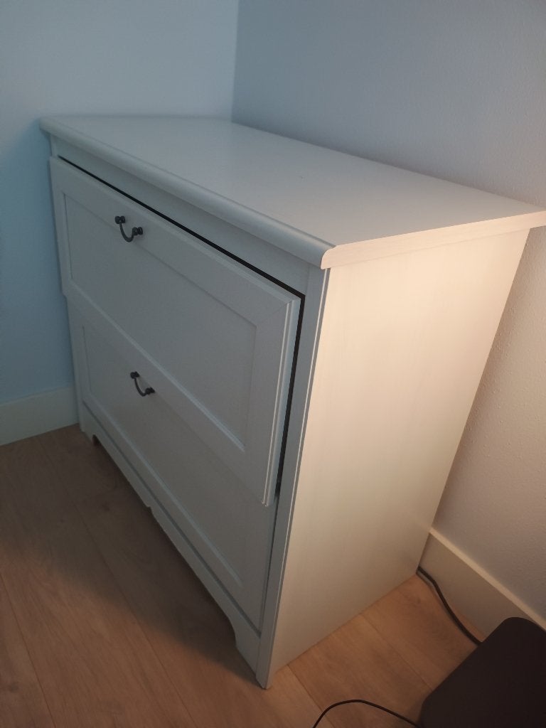 Ikea kast (comode) met 2 vakken, Ophalen, Gebruikt, 55 tot 70 cm, 65 cm of meer