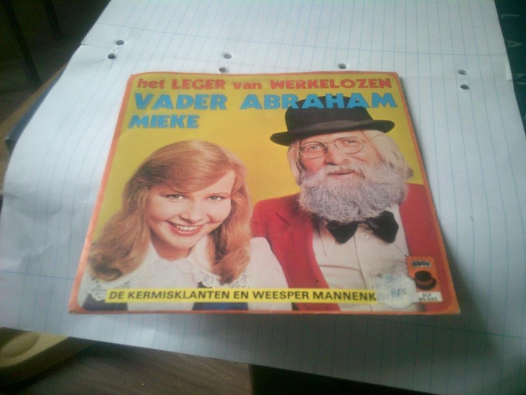 MIEKE EN VADER ABRAHAM HET LEGER VAN WERKLOZEN - IK BRENG GE, 7 inch, Ophalen of Verzenden, Levenslied of Smartlap, 1970 - 1979