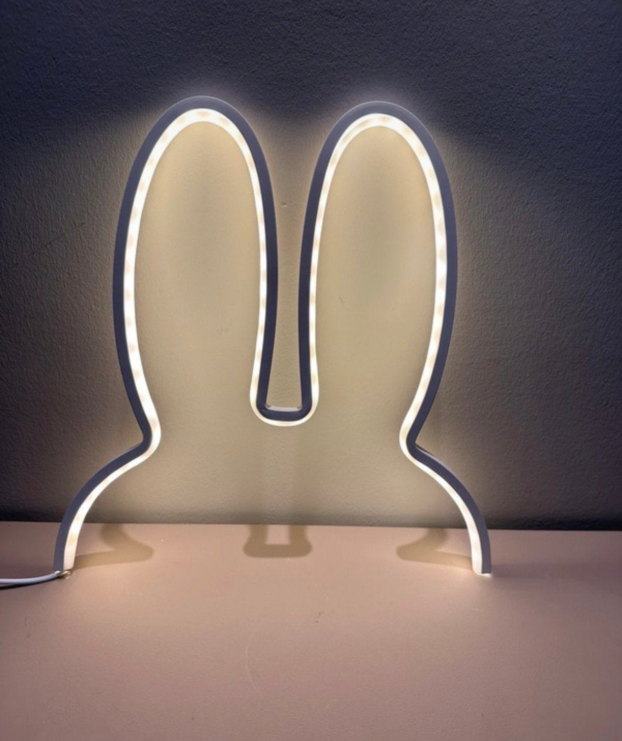 Nieuwe Nijntje oren LED lamp - perfect voor kinderkamer, Met schakelaar, Wit, Overige merken, Kunststof