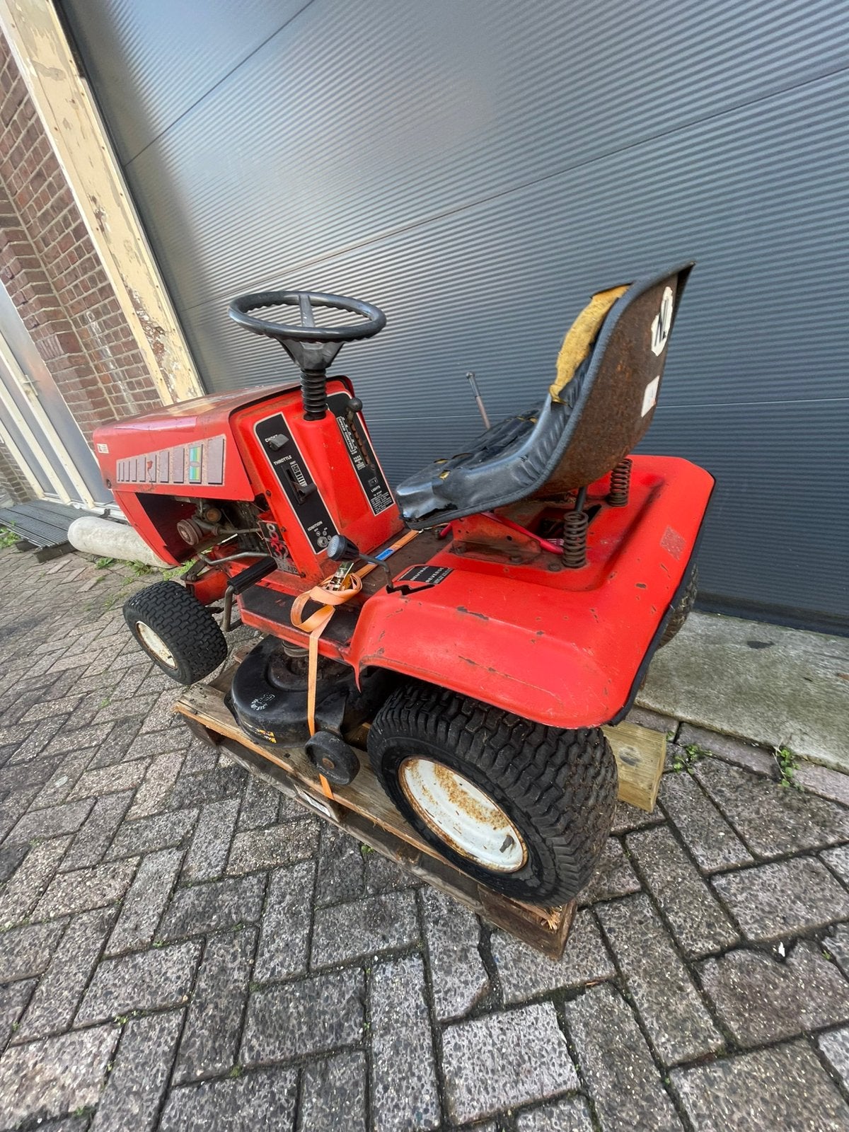 Torro zitmaaier opknapper, Ophalen, Gebruikt