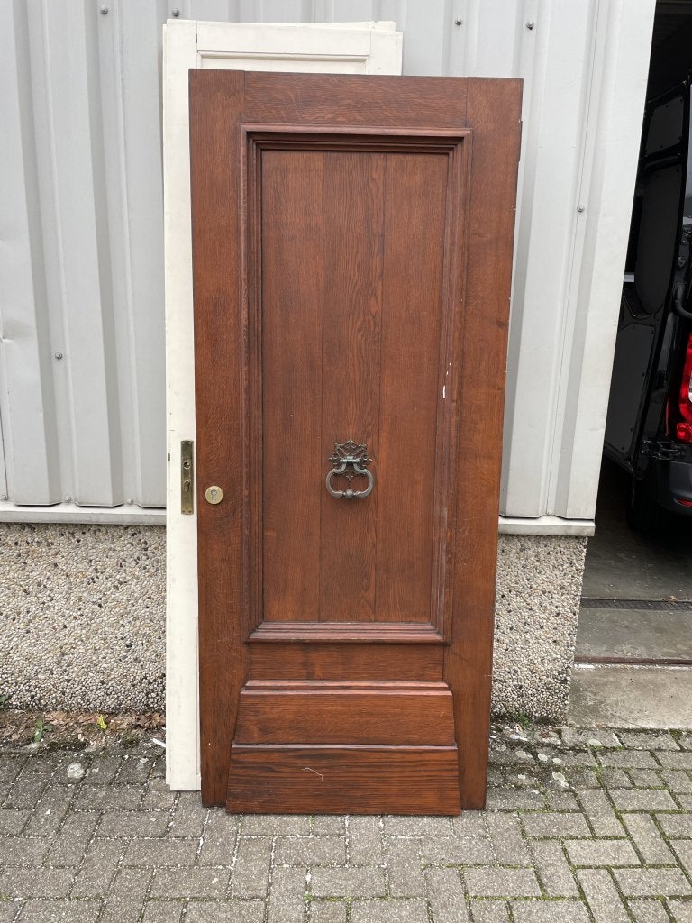 Prachtige massief eiken voordeur uit 1930, La belle porte, Jurgen.hoogenboezem@gmail.com, 80 tot 100 cm, 200 tot 215 cm