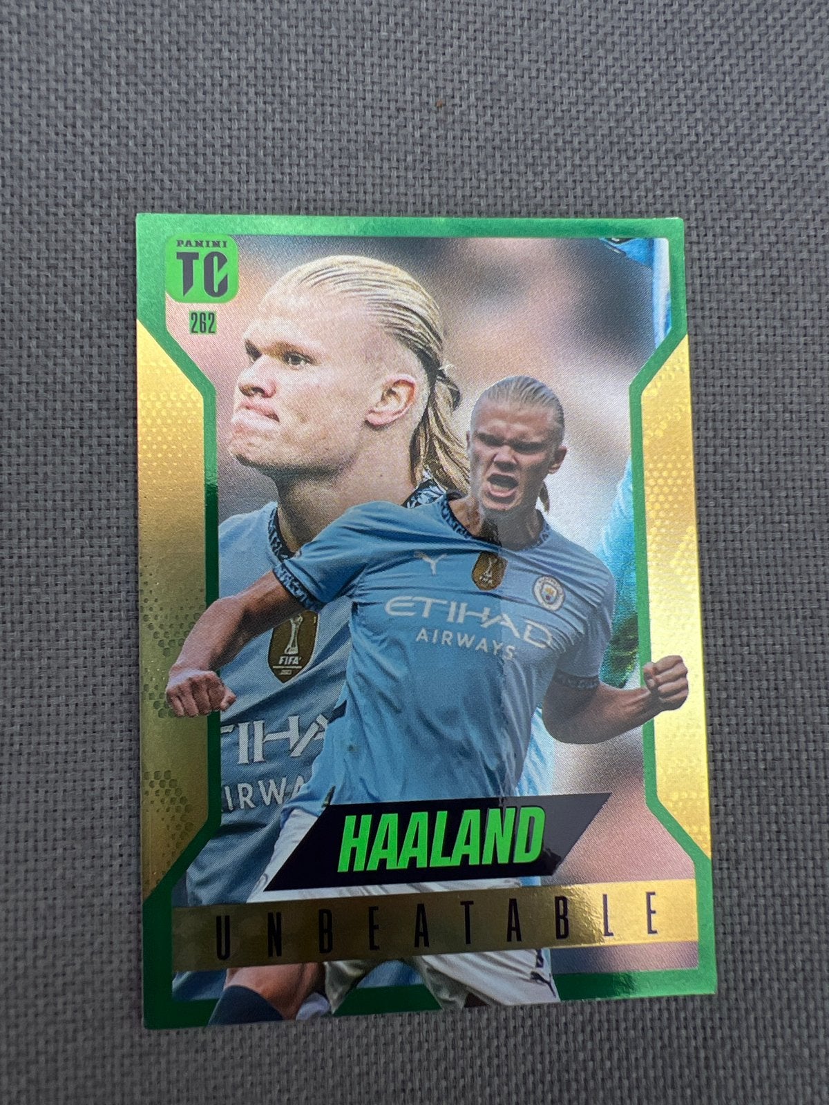 Panini Top Class Haaland Unbeatable Voetbalkaart, Ophalen of Verzenden, Zo goed als nieuw, Buitenlandse clubs, Spelerskaart