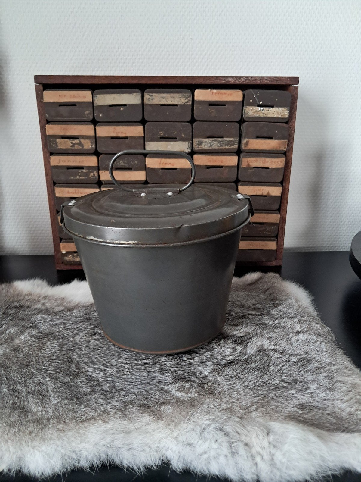 Vintage. Poffertpan, Antiek en Kunst, Ophalen of Verzenden