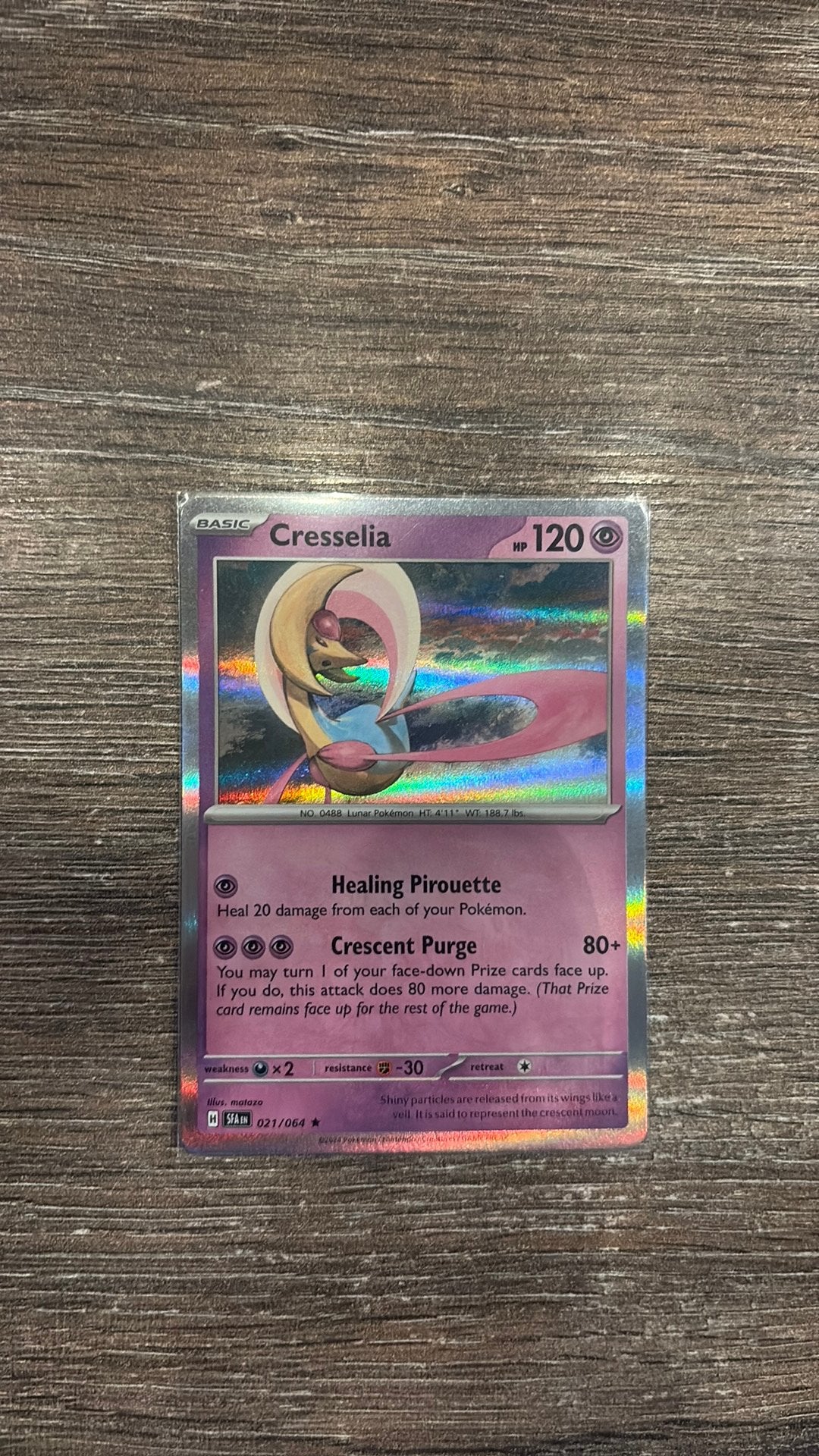 SFA Cresselia 021/064 holo, Ophalen of Verzenden, Zo goed als nieuw